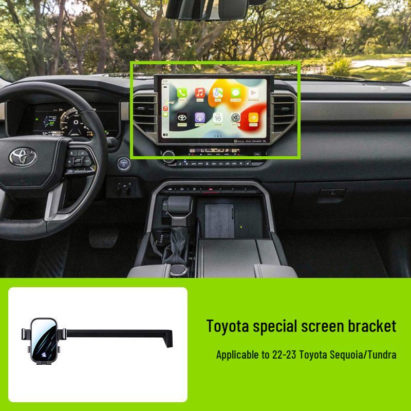 Toyota Auto-Bildschirm Handyhalter - Horizontale Stumme Spiegel-Navigationshalterung