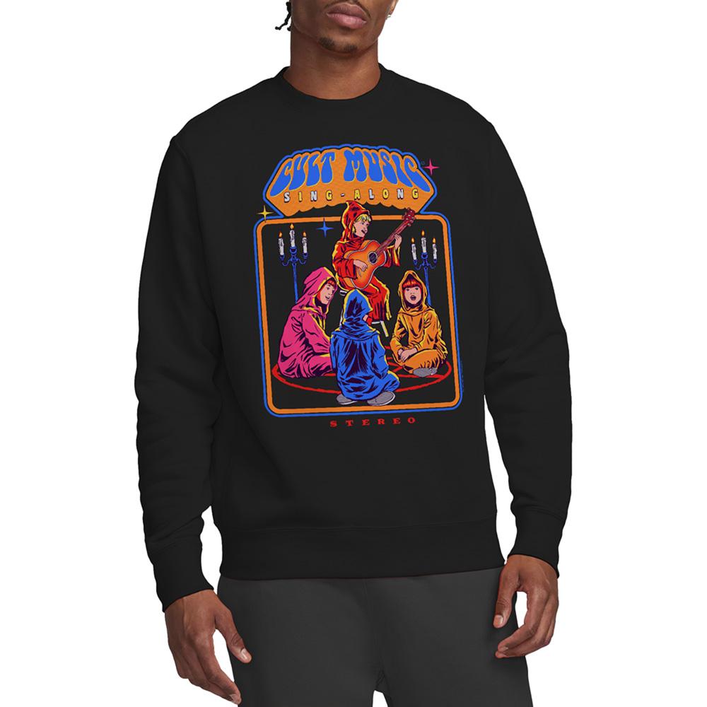 Steven Rhodes Unisex Adult Cult Music Sing-Along Sweatshirt
