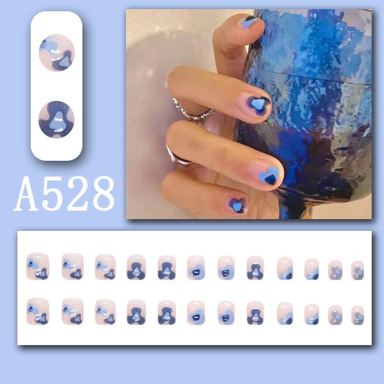Summer Fresh French Line Cool Style Detachable Nail Art Tips