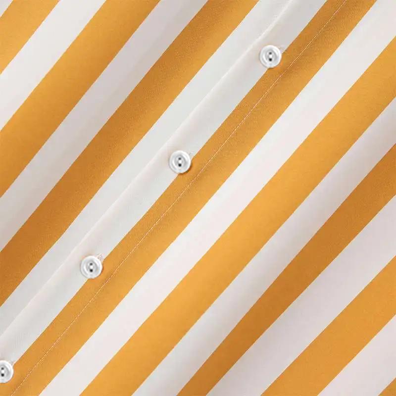 Frühling Sommer Männer Casual Streifen Hemd Männer Kleidung Mode Revers Strickjacke