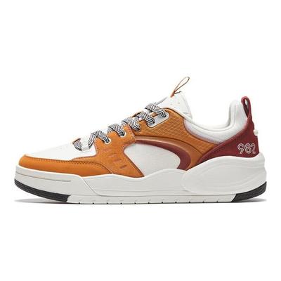 982Evo Non-Slip Wear-Resistant Low-Top Skate Shoes Women Sneakers White Brown Red 122338062-5