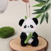 11Cm 2 In 1 Cute Bamboo Tube Panda Plush Kawaii Tearful Panda Stuffed Animal Plushie Super Soft Plush Panda Keychain