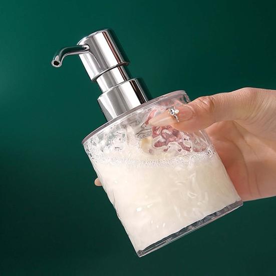 300/400ML Ripple Liquid Soap Dispenser Shampoo Body Hand Wash Shower Gel