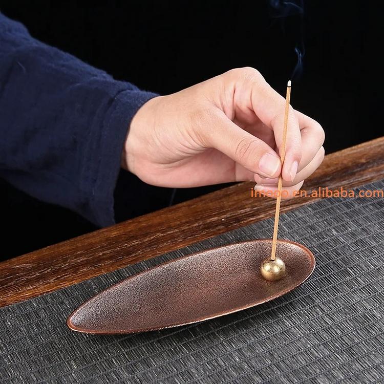 Prezzo di Fabbrica Piatti per Bastoncini d'Incenso in Lega Bruciatori d'Incenso Curativi Porta Bastoncini Portaincenso Tavolo Forniture Decorazioni per la Casa