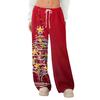 Women's Fleece Wide Leg  Elastic Waist Drawstring Loose Pants Drawstring Pajama Pants Sleepwear Trousers