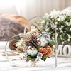 2D Flat Heart-Shaped Acrylic Butterfly Desktop Decoration, Floral Design, Suitable for wall Decoration, porch, Room, Villa, accents Home, Hallway, or
