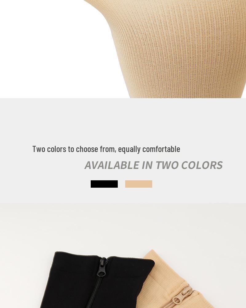 Unisex Skarpety Kompresyjne Plus Size do Biegania i Jazdy na Rowerze - Zapinane na Zamek