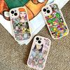 Japan T-Tokidokis Phone Case For iPhone 16 15 14 13 12 11 Pro Max Plus Soft Leather Cover