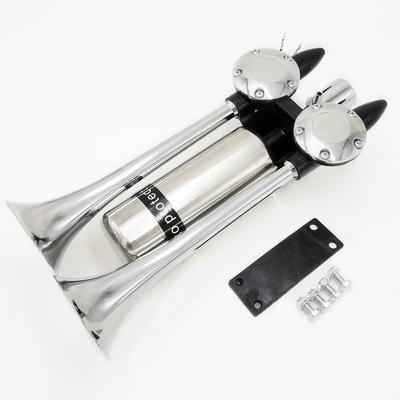 1pc 12V/24V 155DB Super Echo Loud Air Horn Set for Semi or Large Truck