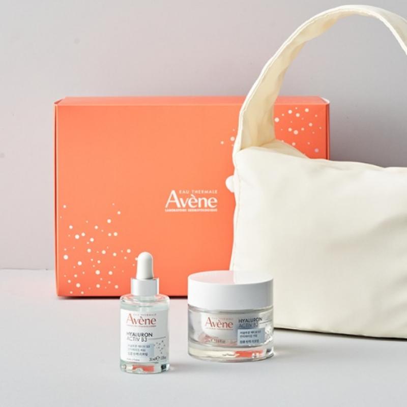 Avene Hyaluron Elastic Active B3 Anti Aging Serum 30ml+cream 50ml+half Shirring Bag Special Set