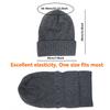 Women's Winter Hat 100% Pure Wool Knitted Satin Line 2 Layer Soft Warm Sleep Cover Beanies Elastic Fashion Slouchy SKi Cap Men