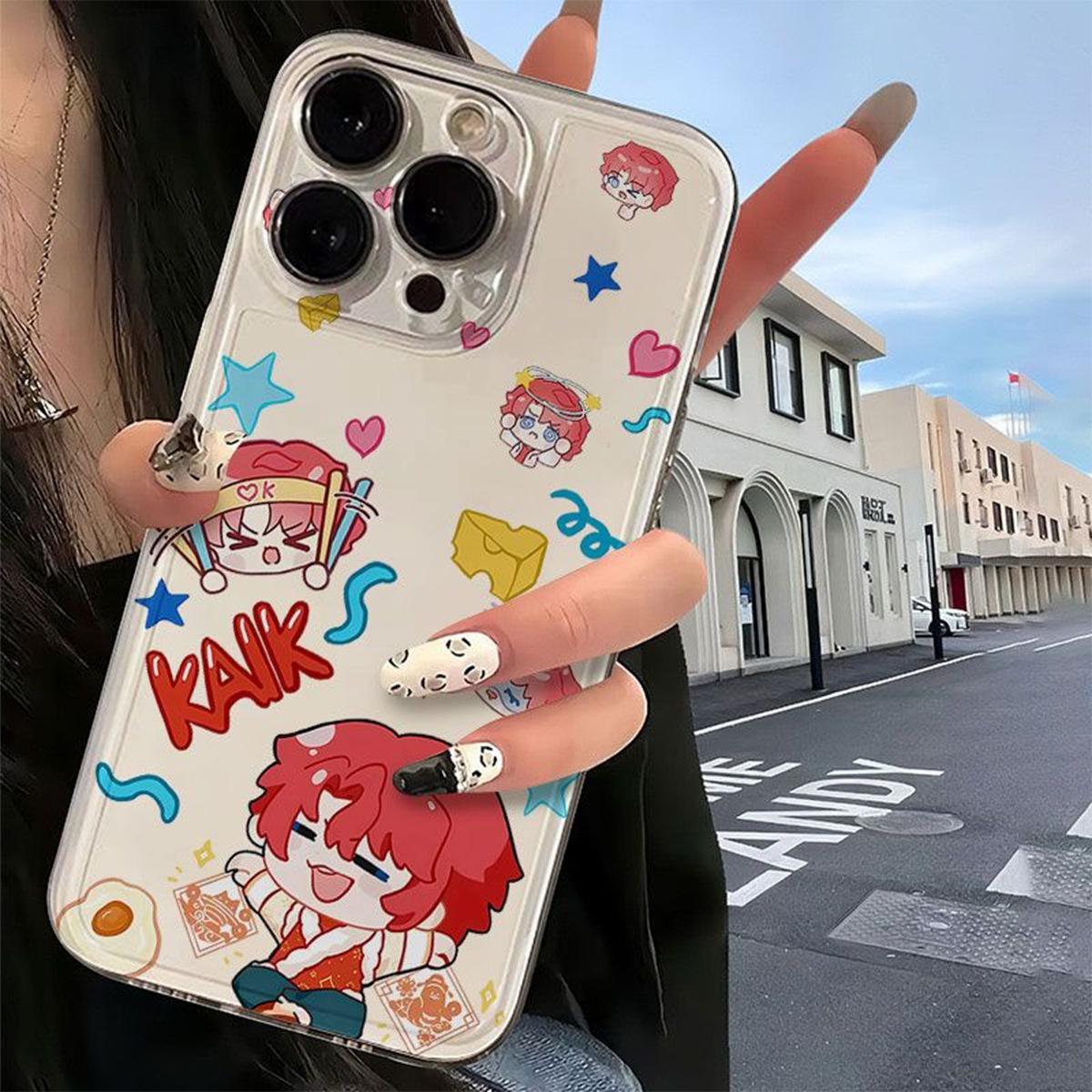 

For Apple Phone Case Half Pack for Apple 14 Phone Case Transparent Space Case Transparent Phone Case Four Corners For iPhone 17PROMAX