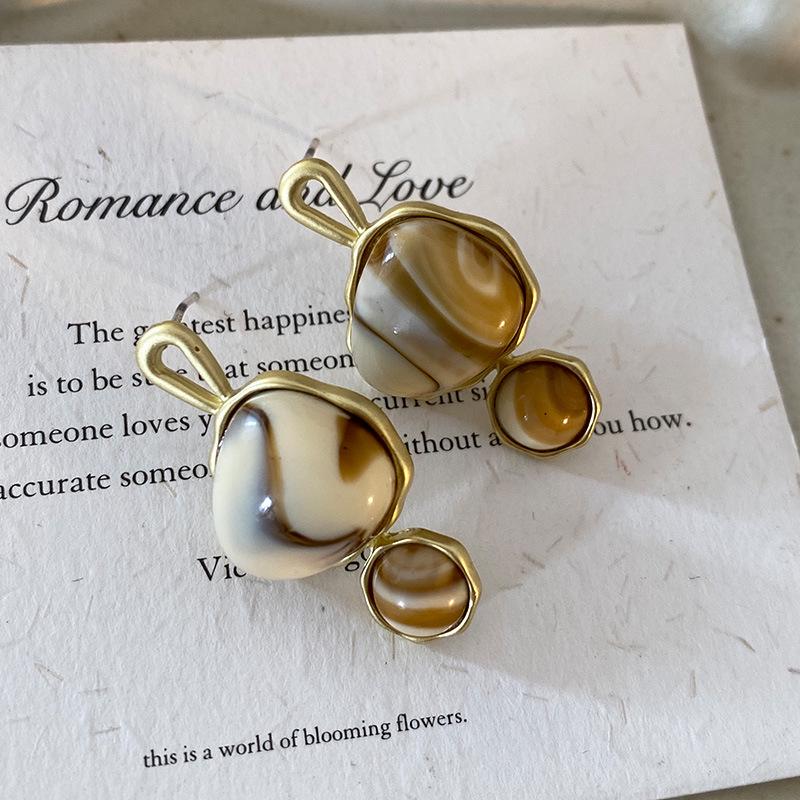 Geometric Oval Bohemian Vintage Drop Earrings