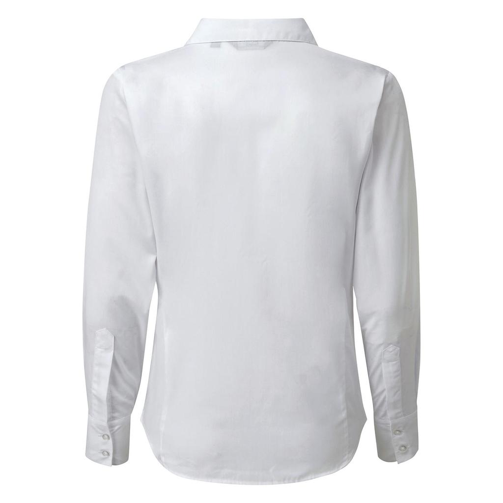 Premier Womens/Ladies Poplin Long-Sleeved Blouse