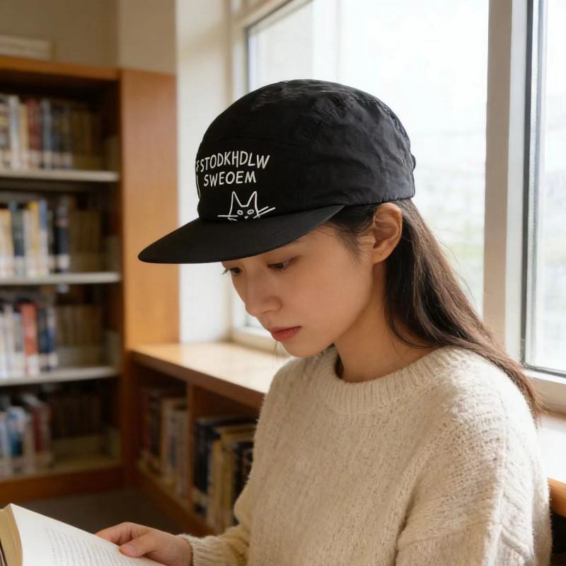 Street Dance Hat With Embroidered Design Summer Lightweight Sun Protection For Teens