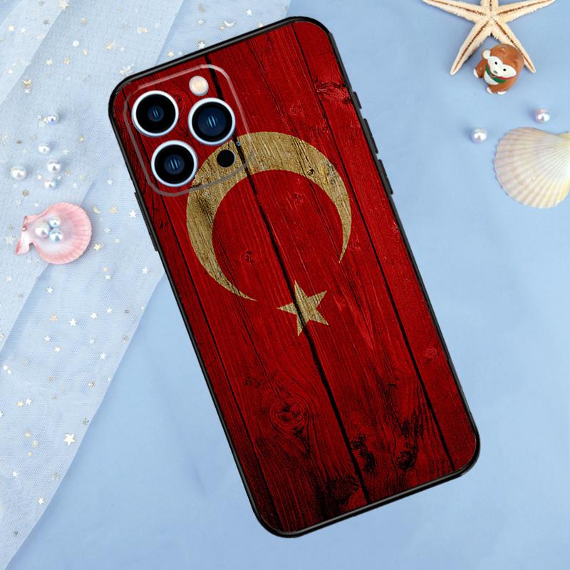 Turkey Flag Phone Case For iPhone 14 13 12 11 15 16 Pro Max 7 8 Plus XR X XS Max 12 13 Mini Cover Case
