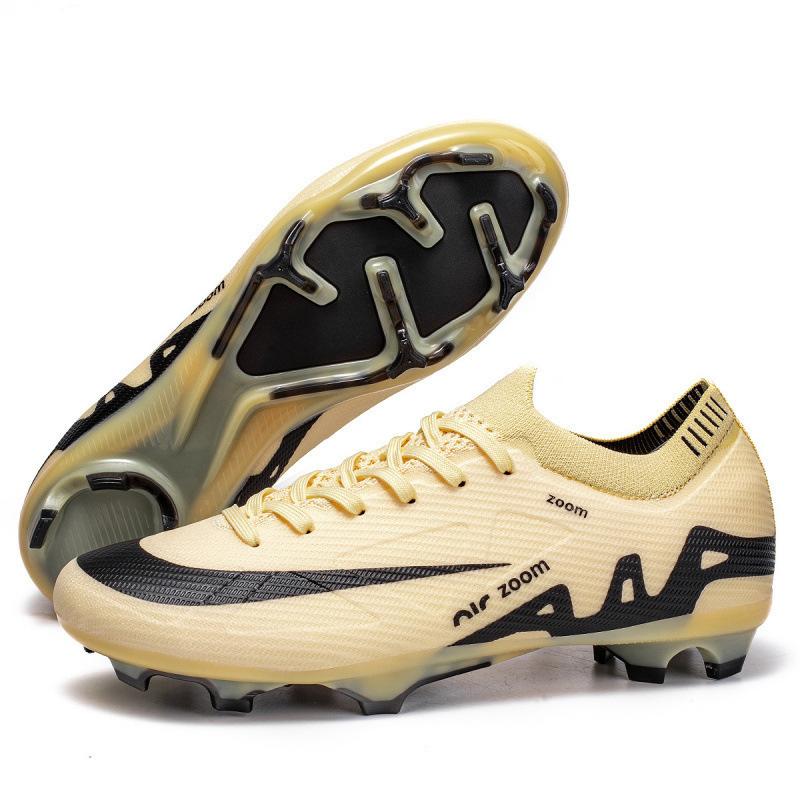 2025 new seamless fly-woven European Cup low-top football shoes, youth AG spike training sports shoes