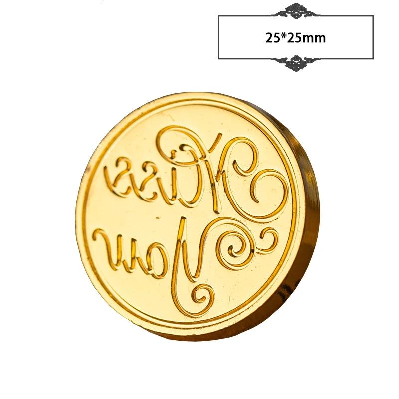 Christmas Wax Seal Stamps Sealing Wax Vintage Sello Candy Retro Envelopes Sealing Stamp Head Wedding Invitations Cards ZT0109