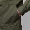 Jordan Tatum Chicago Solid Color Polo Comfortable Long Sleeve Jacket Men Jacket Olive-Green HM3881-222