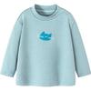 Minibala 2025 Winter Mock Neck Long Sleeve T-Shirt