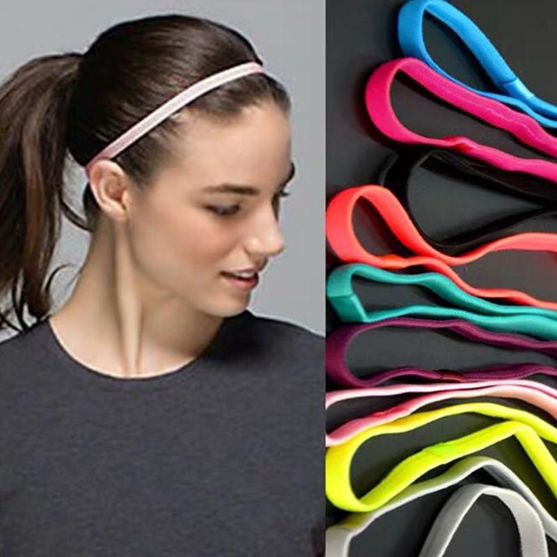 Elastic Hair Bands Professional Thin Non Slip Yoga Basketball Soccer Tennis Headbands Women Durable Football Golf Sweatbands