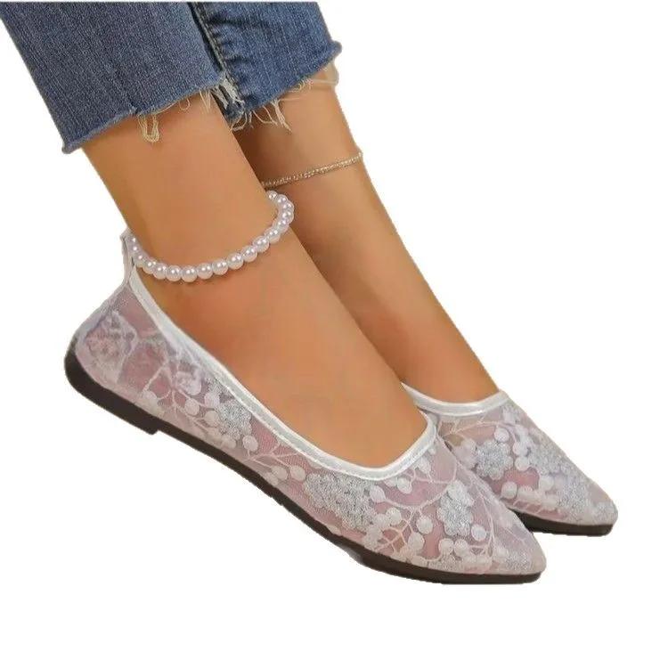 Women Flat Shoes  New Summer Flat Sneakers Women Shoes Breathable Mesh Ballet Loafers Shoes Zapatos De Mujer