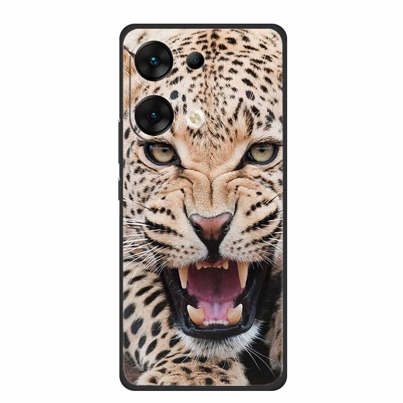 For Xiaomi Poco M6 Pro 4G Case 6.67" Animals TPU Soft Silicone Back Cover Phone Cases for POCOM6 Pro 4G Protector Wolf Cool Para