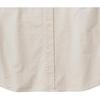 Uniqlo Solid Color Single-Breasted Pocket Design Pointed Collar Long Sleeve Shirt Men Shirts Off-White 464935-01