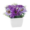 Modern Plastic Outdoor Artificial Flowers Fake Plants In Pot Garden Decoration