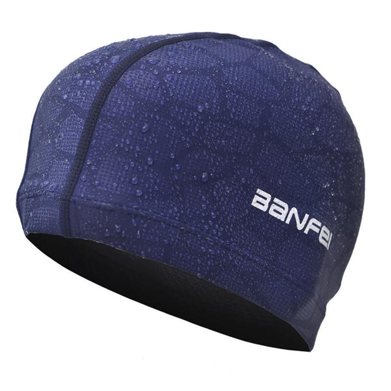 

Large Size Swimming Cap Unisex High Elastic Fabric Ear Protection Long Hair Protection Comfortable Swimming Equipment Beach S...