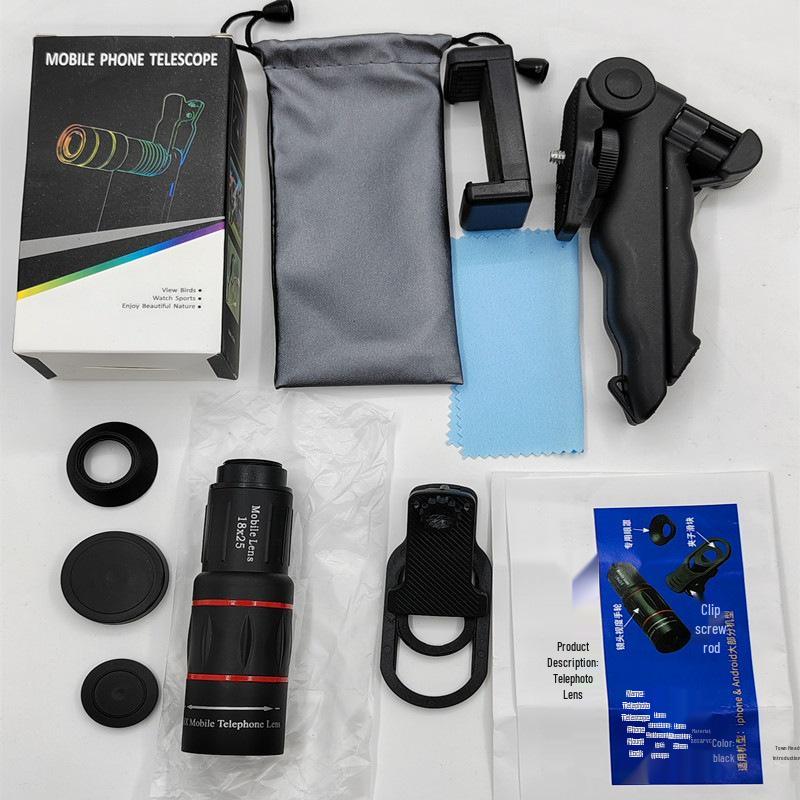 18X25 HD Telephoto Lens for Concert Photography - High Magnification Monocular for Smartphones