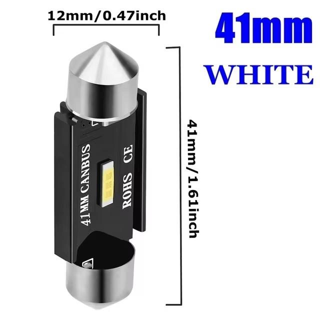 

10 шт. CANBUS Декодер 1860 Двухпиковая лампа 31 мм 36 мм 39 мм 41 мм Светодиодный потолочный светильник Лампа для чтения C5W C10W Сверхяркий 12 В