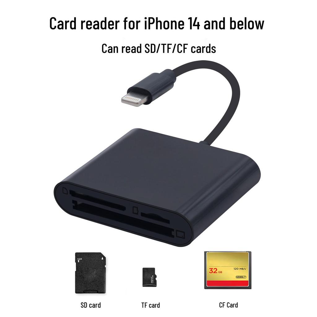 Apple Mobile Card Reader: Multi-Function Adapter for CF, SD, and TF Cards