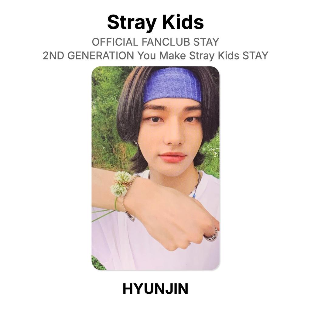 Stray Kids OFFICIAL FANCLUB STAY 2ND GENERATION You Make Stray Kids STAY Official Photocard