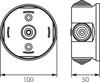 Hermetic Surface-Mounted Box 100Mm Ip44 Gray Po-100 - E00000-88673