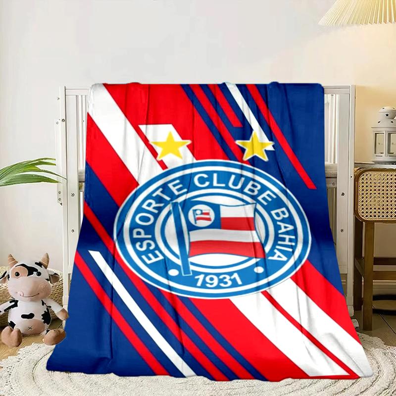 Football Club Emblem Blanket Flannel Blanket for bed, sofa, Camping, Hiking, Picnic Essentials, gift for family Fan gifts