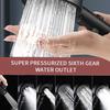 Modern High Pressure Handheld Shower Head Adjustable ABS Finish Plastic Bathroom Hand Shower Head