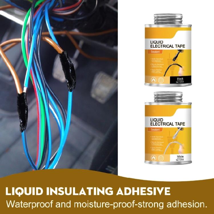 Upgraded Liquid Electrical Tape Dependable Wire Insulation 125ml Liquid for DIY
