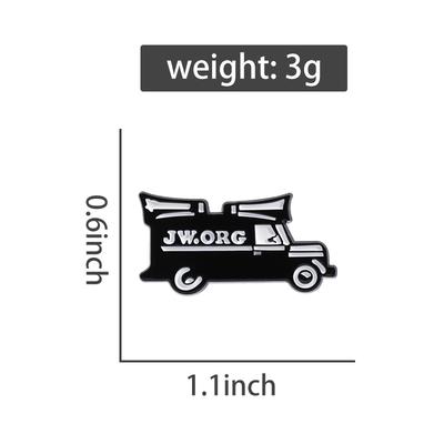 JW ORG Enamel Pins Custom Creative Cartoon Brooches Lapel Badges Funny Jewelry Gift for Kids Friends