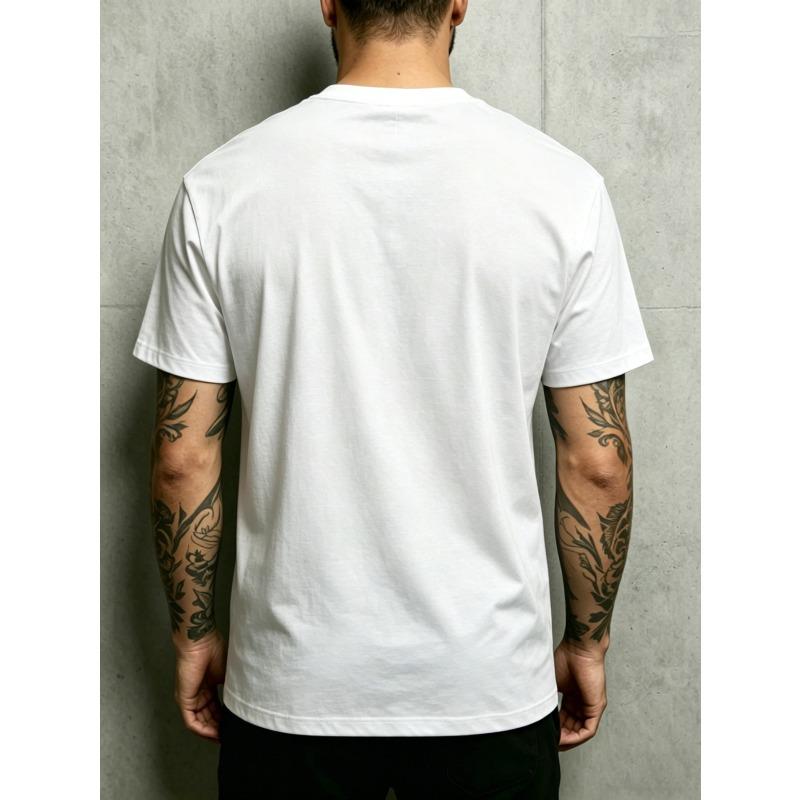 European Sizes  Men Round Neck T-Shirt Soft And Comfortable Fabric Suitable For Daily Wear And Festival Gifts Skateboard Theme