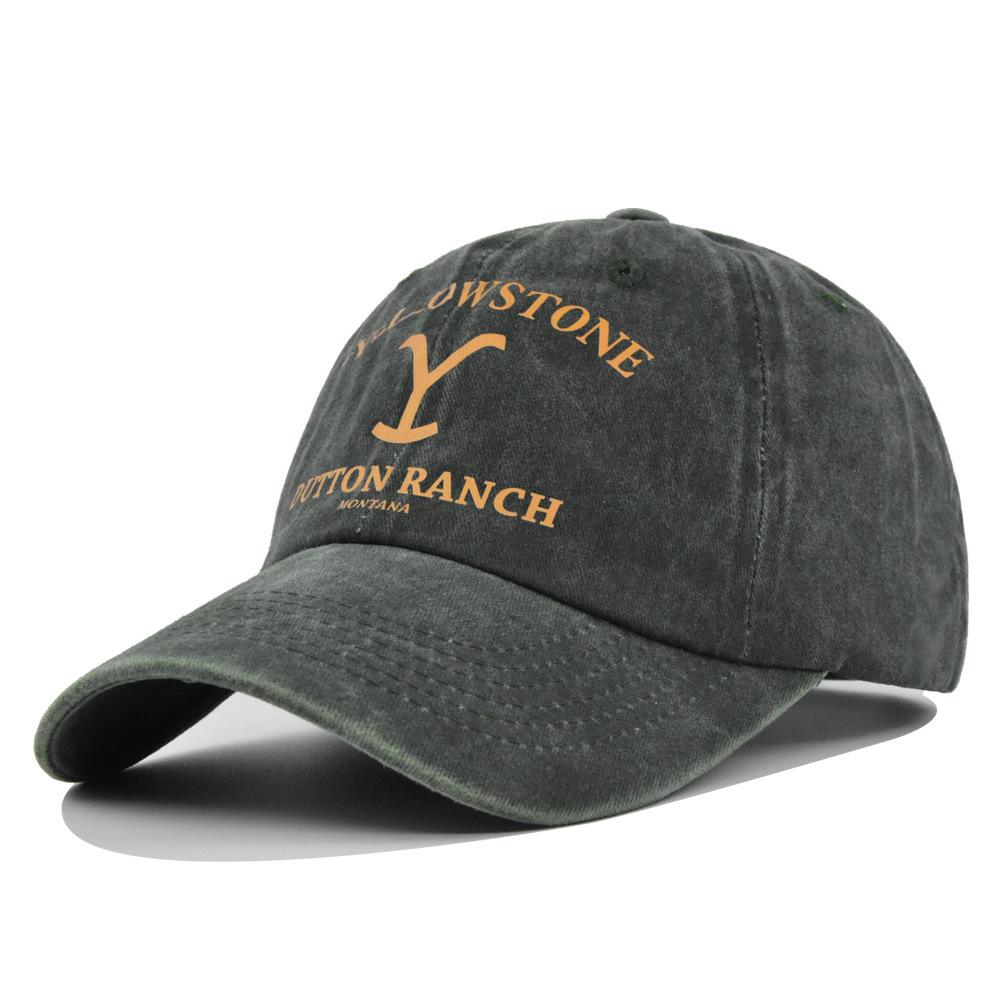 Baseball Cap Snapback Hat YELLOWSTONE Sun Hat Spring Autumn Baseball Cap Sport Cap Fitted Cap Hats For Men Women