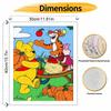 Disney Winnie the Pooh Tigger Piglet Oil Painting Kit Digital Painting Art Handmade Diy Home Room Decorations