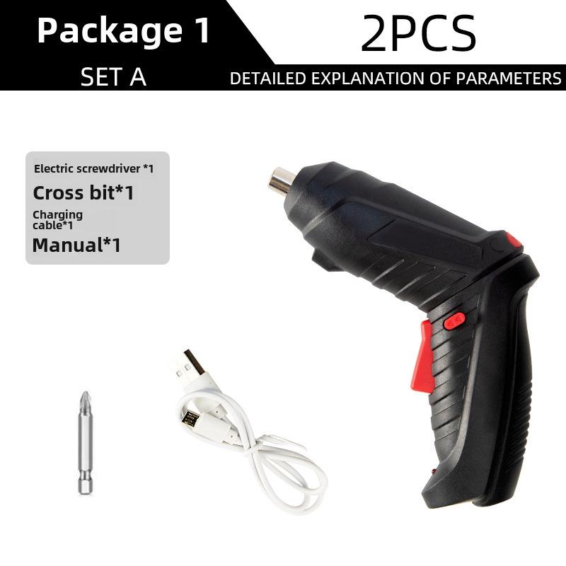Rechargeable Mini Electric Screwdriver & Hand Drill Set