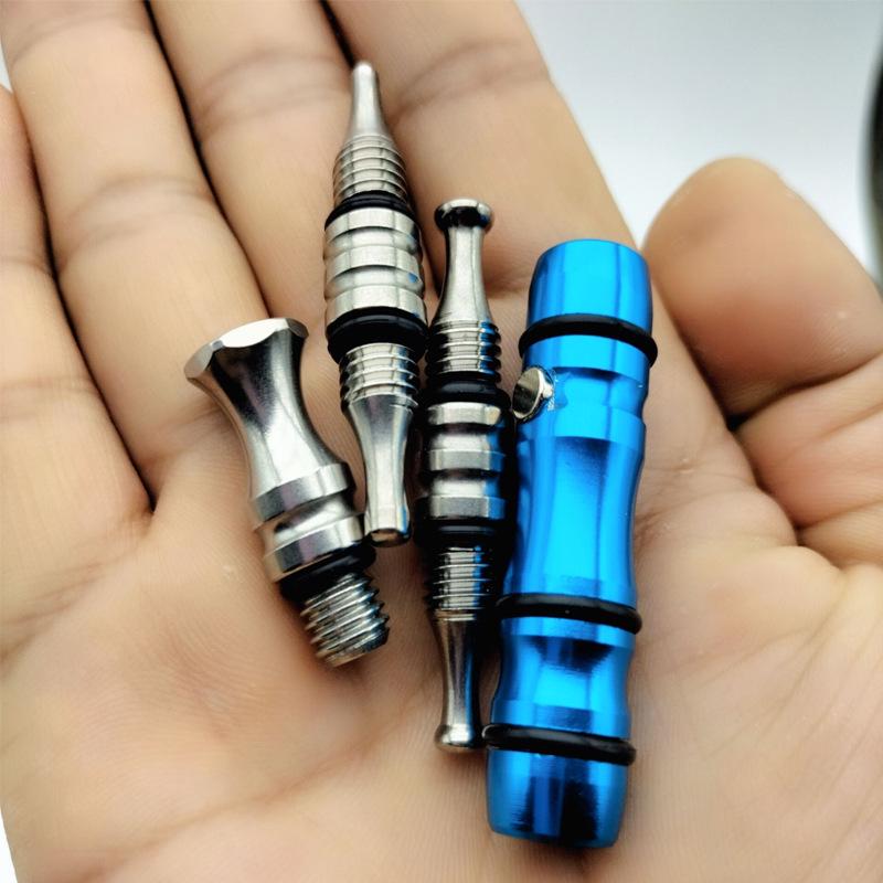 Blue Titanium Alloy Car Dent Repair Pen with 5 Interchangeable Heads