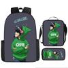 UK Virtual Band Gorillaz Kids' Cartoon Backpack - Dual Use Shoulder/Crossbody Bag