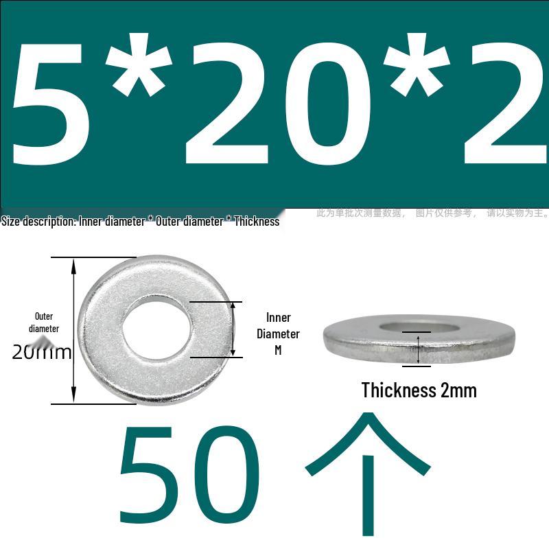 Ultra-Thick Galvanized Flat Washer Shim for M5-M30 Bolts