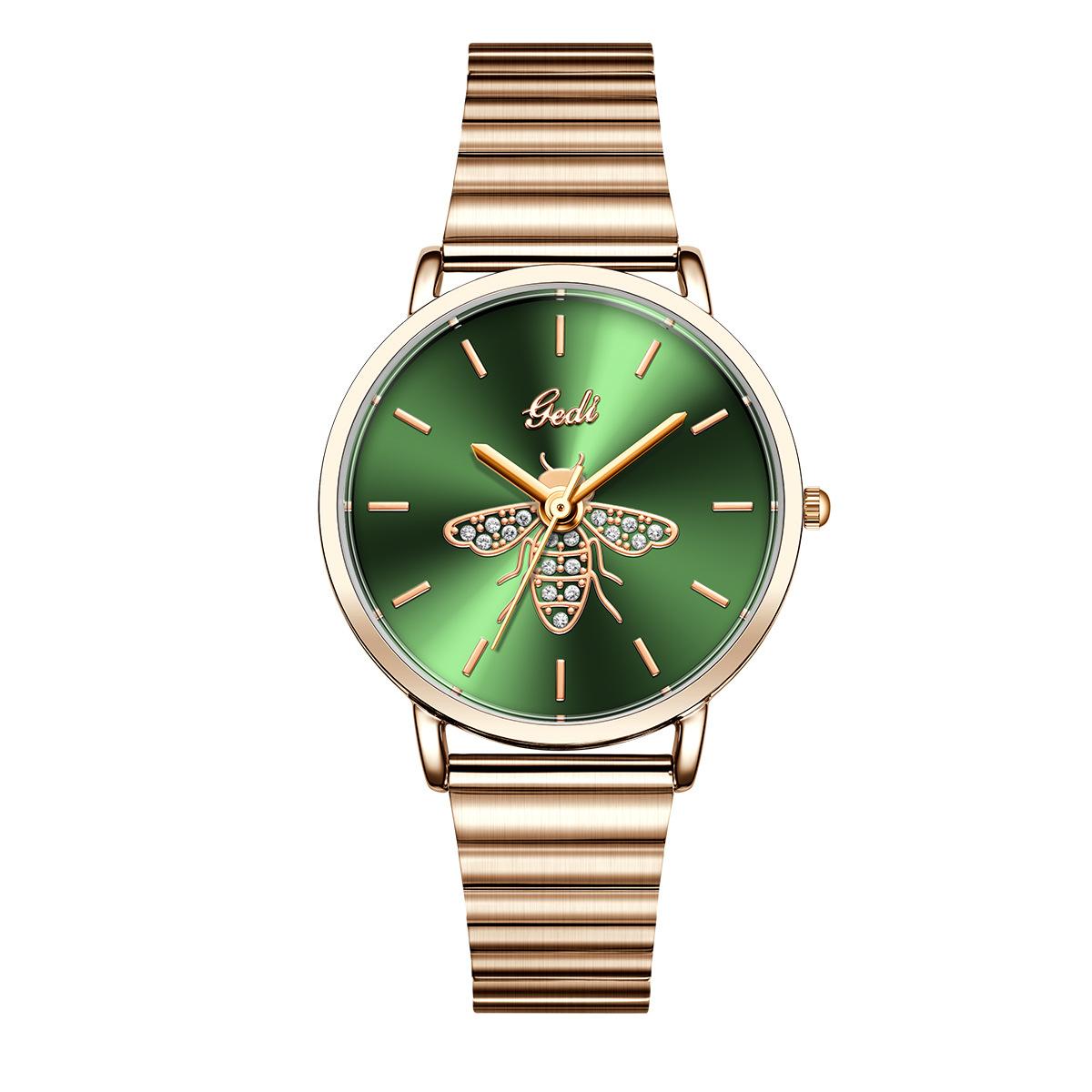 Watch Female Simple Wind Bee Fashion Light Luxury Commuter Exquisite Versatile Quartz Watch