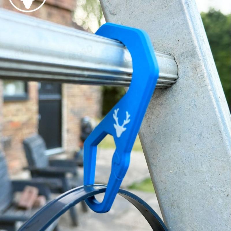 1Pcs Fixed Hanging Wall Mount Painting Secure Clip Tool Heavy Duty Ladder Paint Bucket Hook Hands Free Non Slip