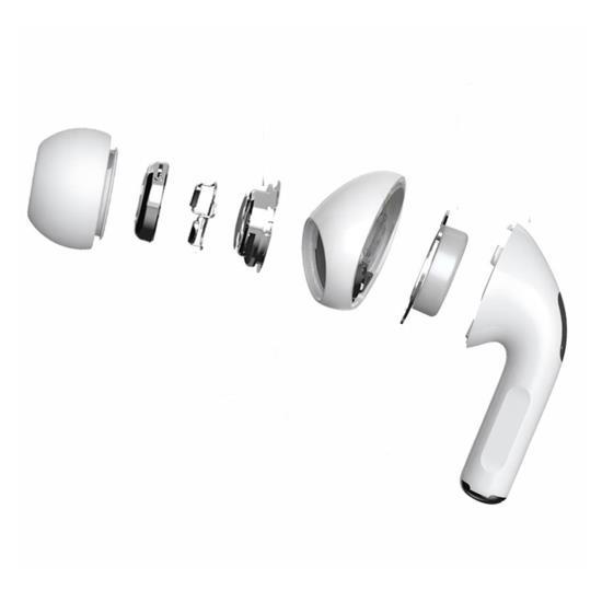 Smart Touch Bluetooth 5.1 Earbuds Strong Signal Low Loss Portable HiFi Wireless Headphones for Outdoor White 