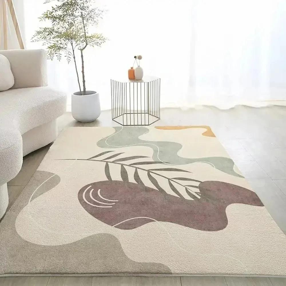 Nordic Minimalist Style Rug Carpet For Bedroom Living Room Home Sofa Decoration Large Decor Floor Mat Gift Washable Rug